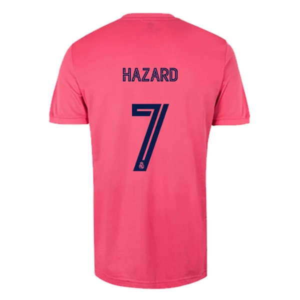 Camiseta Real Madrid Segunda Equipación NO.7 Hazard 2020-2021 Rosa